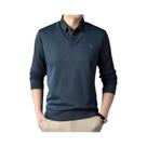 Camisas Polo Listradas Slim Fit Para Homens, Moda De Outono, Pulôveres De Tricô, Roupas De Estilo Camisas Polo Listradas Slim Fit Para Homens, Moda De Outono, Pulôveres De Tricô, Roupas De Estilo
