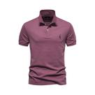 Camisas Polo Masculinas de Algodão - Manga Curta, Sólida - Marca Aiopeson Camisas Polo Masculinas de Algodão - Manga Curta, Sólida - Marca Aiopeson