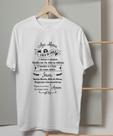 Camiseta 100% Algodao frase e imagens catolicas