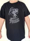 Camiseta 100% algodão spider-man preta