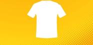Camiseta 100%poliester infantil branca basica