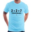Camiseta 2 + 2 = 7 (Impostos Inclusos) - Foca na Moda