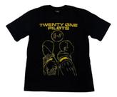 Camiseta 21 Twenty One Pilots Blusa Adulto Banda de Indie Rock Hcd593 Camiseta 21 Twenty One Pilots Blusa Adulto Banda de Indie Rock Hcd593