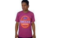 Camiseta 2k jeans com estampa em laranja com branco