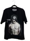 Camiseta 2Pac - Thug Life - Estampa Detalhada em Algodão