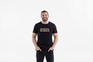 Camiseta 3d santa blanca