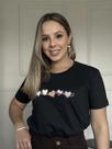 Camiseta 5 Corações - Tamanho Único