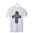 Camiseta A Cruz Sagrada Seja Minha Luz - Algodão Unissex Camiseta A Cruz Sagrada Seja Minha Luz - Algodão Unissex