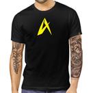 Camiseta abstrato preta sucesso Camiseta abstrato preta sucesso