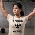 Camiseta Academia Motivação Fitness Treino Confortável Estilo Casual Versátil Algodão Premium