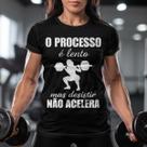 Camiseta Academia Motivação Fitness Treino Confortável Estilo Casual Versátil Algodão Premium