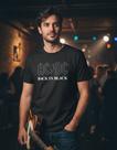 Camiseta Acdc Back In Black Tour Brasil 2026 Algodão Premium -