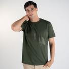 Camiseta Acostamento Alto Relevo Verde Militar