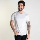 Camiseta Acostamento Escrita Lateral Branca