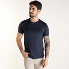 Camiseta Acostamento Modal Estampada Marinho