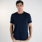 Camiseta Acostamento Texturizada Azul Marinho