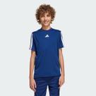 Camiseta Adidas 3 Stripes Juvenil Azul Marinho