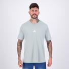 Camiseta Adidas 3 Stripes Verde e Branca Camiseta Adidas 3 Stripes Verde e Branca