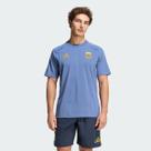 Camiseta Adidas Argentina Tiro Viagem Azul