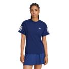 Camiseta Adidas Club Tênis Três Listras Climacool Marinho