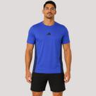 Camiseta Adidas Essentials Azul e Preta