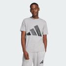 Camiseta Adidas Essentials Big Logo Cinza Camiseta Adidas Essentials Big Logo Cinza
