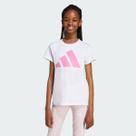 Camiseta Adidas Essentials Big Logo Juvenil Branca Camiseta Adidas Essentials Big Logo Juvenil Branca