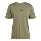 Camiseta adidas Essentials de 3 listras, camisa única masculina