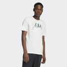 Camiseta Adidas Grafica Anx Run Bege