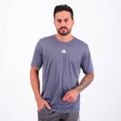 Camiseta Adidas Own The Run Base Basic Tee Cinza
