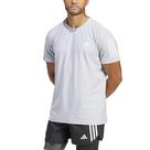 Camiseta Adidas Own The Run para homem de tamanho alto - Halo Silver