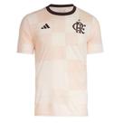Camiseta Adidas Pré Jogo Flamengo Masculina - Bege