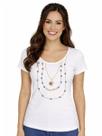 Camiseta Adulta Feminina Manga Curta Xô Mau Olhado Camiseta Adulta Feminina Manga Curta Xô Mau Olhado