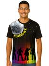 Camiseta Adulta Manga Curta Temática Flash Back Retrô Camiseta Adulta Manga Curta Temática Flash Back Retrô