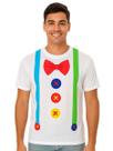 Camiseta Adulta Masculina Manga Curta Palhacinho Camiseta Adulta Masculina Manga Curta Palhacinho