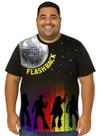 Camiseta Adulta Temática Flash Back Retrô Tamanho Plus Size