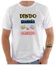 Camiseta Adulto DINDO Guardião de Segredo Est. Azul Rosa - Chá Revelação bebê Zlprint