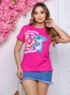 Camiseta Adulto Feminina Stitch Lilo Desenho Algodão