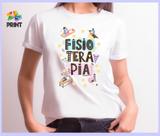 Camiseta Adulto Fisioterapia - Est. Pan Profissão Fisioterapeuta Zlprint