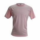 Camiseta Adulto Rosa Bebê em Algodão Penteado Fio 30.1 Premium