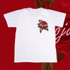 Camiseta Adulto - Rosa pequena e Mojubá