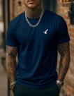 Camiseta Águia Masculina Camisa Algodão Casual Oversized