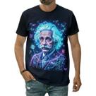 Camiseta Albert Einstein Física Energia Matéria Tempo Arte