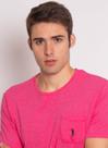 Camiseta Aleatory Botonê com Bolso Pink