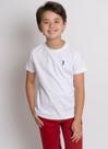 Camiseta Aleatory Infantil Básica New Branca