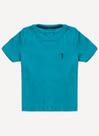 Camiseta Aleatory Infantil Básica New Turquesa