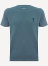 Camiseta Aleatory Lisa Azul Mescla