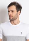 Camiseta Aleatory Listrada Strong Branca