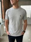 Camiseta Aleatory Masculina Casual Cinza Mescla Premium
