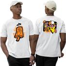 Camiseta Algodão Basica Verso Vandal Graffite White Abstract